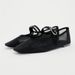 Summer Women's Shoes Black Fashion Mesh Mary Jane Single Shoes Flat Bottom Light Casual Ballet Shoes Trend_vogvips.com
