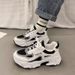 Daddy Shoes For Women New Lightweight Style Breathable Mesh Student Sports Shoes Versatile Casual White Shoes_vogvips.com
