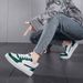 Men's Summer Breathable Trendy Versatile Casual Sneakers For Teenagers Non-Slip Sports Thick-Soled White Shoes_vogvips.com