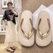 New Versatile Beach Flip-flops For Women, EVA Women's Home Indoor Slippers, Thick-soled Non-slip Simple Sandals_vogvips.com