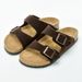 Cork Footbed Clogs Slippers For Women Men Outdoor Fashion Thick Bottom Sandals With Arch Support Home Shoes Leather_vogvips.com