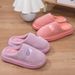 Men's Autumn Winter Cotton Slippers Home Thick Sole Non-Slip Warm Household Women New Material EVA Manufacturer Plush Slippers_vogvips.com