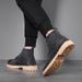 European Warm Series Black High-Top Martin For Men 2025 New Autumn British Style Motorcycle Work Men's Thick-Soled Mid-Top Leather Boots_vogvips.com