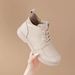 9067 Martin Autumn Winter Women's Flat Soft Surface Top Layer Cowhide Short Comfortable Boots New Style_vogvips.com
