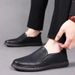 Suitable For All Seasons Hollow Out Sandals Autumn New Casual Men's Driving Clogs Non-Slip Business Leather Shoes_vogvips.com