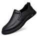 Sneakers Men's Casual Leather Shoes Round Head Style Shoes Tide_vogvips.com