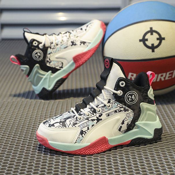 New New Boys' Basketball Student Training Large Children's Shoes, Youth Sports Shoes_vogvips.com