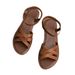 2025 Summer Soft-Soled Non-Scratching Casual Versatile Flat For Women, Plus Size, Cross-Border Foreign Trade Roman_vogvips.com