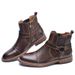 European Warm Series Ark Bird New Autumn Winter High-top Shoes Large Size Martin Work Short Men's Leather Boots_vogvips.com