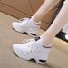 Womens PU Fabric Retro Lace-Up Sneakers Women's Heels Summer Autumn Fashion Designer Tennis Female Breathable Shoes_vogvips.com