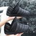 Autumn Boots Women, Fleece-Lined Thickened 2023 New Shoes, Outdoor Snow Cotton Winter Loafers For Women_vogvips.com