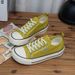 Summer Women Canvas Vulcanized Lady Soft Sole Skateboard White Adult Casual Shoes Mango Toe Sneakers_vogvips.com