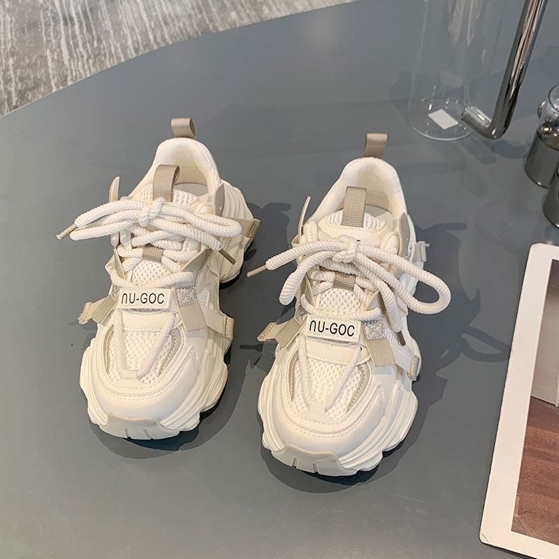 Mesh Dad Wome, Thick Sole Platform, Sprig 2025 New Versatile Hot Style, Height Icreasig Casual Shoes For Petite_vogvips.com
