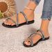 Women's Shoes Large Size Fashion Rhinestone Outdoor Summer Breathable Rhinestone Casual Sandals_vogvips.com