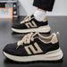 Men's Breathable Mesh Casual Sneakers For Summer, Lightweight Running Shoes With Thick Sole, Round Toe Design, Perfect For Walking And Sports_vogvips.com