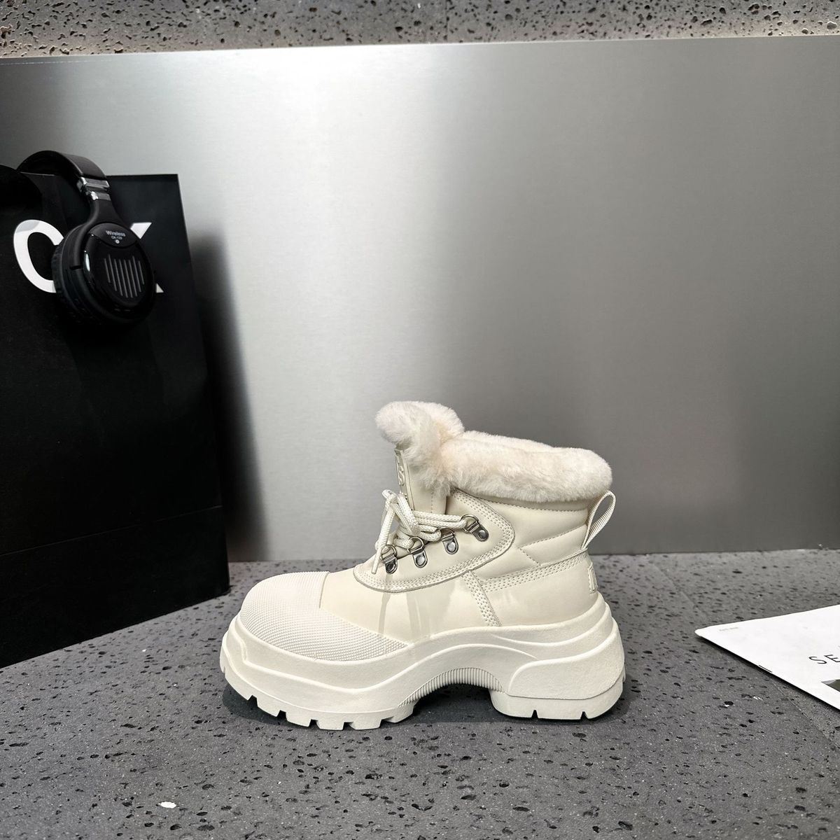 Women's Winter Snow Boots With Genuine Leather & Wool Lining - Mid-Calf Waterproof TPR Sole For Extreme Cold_vogvips.com