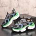 ShoeVault 2025 Spring New Versatile Thick-Soled Dad Shoes Women, Mesh Breathable Retro Distressed Height-Increasing Casual_vogvips.com