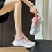 Flying Woven Shoes Sports Women's Mesh Breathable Student Casual Shoes Platform Running_vogvips.com