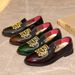 Embroidered Loafers Slip-On Business Leather Men's Casual Breathable Odor-Free Shoes_vogvips.com