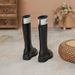 Women's Riding Niche 2024 New Autumn Winter Slim Over-the-Knee High Tube Petite Height Increasing Casual Long Boots_vogvips.com