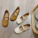 Single Shoe Summer 2025 New Korean Version Soft Soled Flat Bottom Versatile Shallow Mouth Work Shoes, Magic Women's_vogvips.com