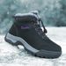 Winter Elderly Snow Boots, Thick Cotton, Warm Cotton Shoes, Wear-resistant Plus Size, Foreign Trade Sports, Outdoor Men's And Women's Shoes_vogvips.com