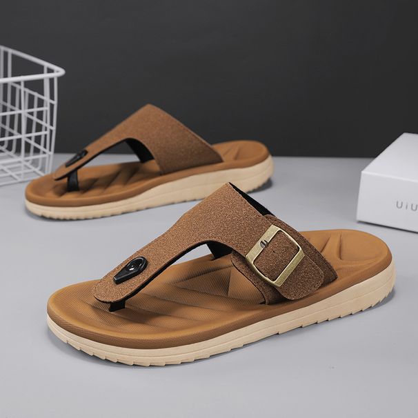 The 2025 New Summer Style Of Flip-flops For Men, Featuring Soft-soled Flip-flops And Dual-purpose Outdoor Casual Anti-slip Beach_vogvips.com