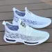 Summer New Coconut Casual Men's Breathable Sports Anti Odor Mesh Student Running Shoes_vogvips.com