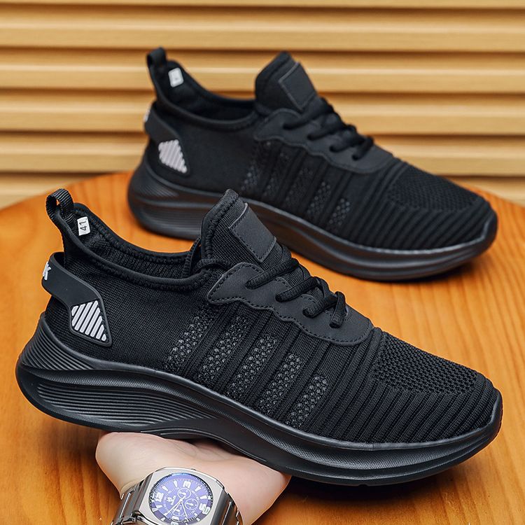 In-Stock Spring/Summer New Fly-Knit Men's Versatile Casual Shoes For Cross-Border E-Commerce, FashiNewable And Durable_vogvips.com