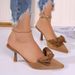 Women’s Shoes Kitten Heel French Style Pointed High Heel Women's Shoes Summer Style Fashion Trend All Match Casual Women's Shoes_vogvips.com