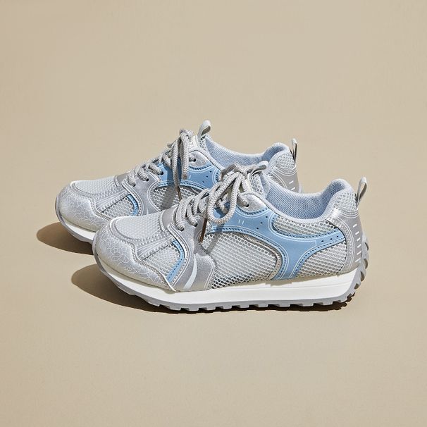 Daddy Shoes Female Student Sports Running Casual Shoes Mesh Breathable_vogvips.com