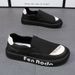 New Spring/Summer One Step Lazy Breathable Low Top Casual Board Canvas Men's Old Beijing Cloth Shoes_vogvips.com