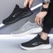 New Autumn Men's Sports Casual Breathable Fly Woven Mesh Running Soft Sole Lightweight Shoes Unisex_vogvips.com