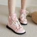 Lolita Cute Flat Girl 2025 Autumn Winter New Martin Short Boots Student Women's Shoes_vogvips.com