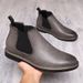 European Warm Series Men Large Size Autumn Winter New Style Suede Martin British Pointed Toe Trendy Versatile Boots_vogvips.com