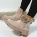 International Martin Boots Women 20224 New Style One Piece Plus Velvet Thick Warm Short Tube Snow Boots Wholesale_vogvips.com