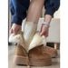 Northeast Thickened 2024 New Fleece-Lined Warm Leather And Fur Integrated Short Thick Sole Snow Boots For Women With_vogvips.com