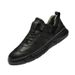 Men's Shoes British Board Shoes Sot Sole Irst Layer Cowhide One-pedal Shoes Men's Casual Leather Shoes_vogvips.com