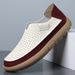 Fashion Leather Mens Casual 2026 Summer Male Loafers Handmade Moccasins Breathable Slip On Flats Driving Lazy Shoes_vogvips.com