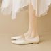 Pointed Single Shoes Women's Shallow Mouth Temperament Soft Sole Small Fragrant Mary Jane Flats_vogvips.com