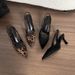 2026 New French-style Niche Leopard Print Women, Velvet Pointed Toe Open-back High-heeled Sandals For Women_vogvips.com