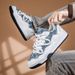 New Open Canvas Tan Jianci Couple Women's Thick Bottom Beggar Versatile Smile Men's Shoes_vogvips.com