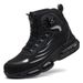 2025 New Cross-Border Labor Protection Men's Model With Knob Anti-Smash Anti-Puncture High-Top Safety Shoes_vogvips.com