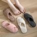 Instagram Cross Strap Cotton For Women At Home, Skin Friendly Plush Women's Slippers_vogvips.com