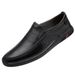 Large Size Men's Shoes Men's Casual Leather Shoes Soft-soled Beanie Shoes_vogvips.com