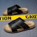 New Men's Slippers For Summer Wear, Fashionable Easy To Step On, Cool And Comfortable, Outdoor Leisure Trend, Beach_vogvips.com
