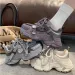 Women Chunky Sneakers Breathable Mesh Platform Sports Woman Fashion Lace Up Thick Sole Casual Shoes Mujer_vogvips.com
