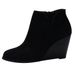 European And American Fashion Plus Size Shoes Cross-Border Trade Wedge Suede Short Women's Wish Autumn Winter New Martin_vogvips.com