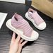 Women's Fashion Platform Sandals - Spring Summer Korean Style Fish Mouth Roman Sandals, Breathable Mesh With Chunky Rubber Sole_vogvips.com