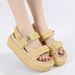 Women’s Shoes Summer New Open Toe Woven Hollow Flat Sandald Roman Shoes Trend Heightening Women's Shoes_vogvips.com